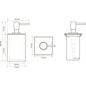 Дозатор Bemeta Gamma 145609310