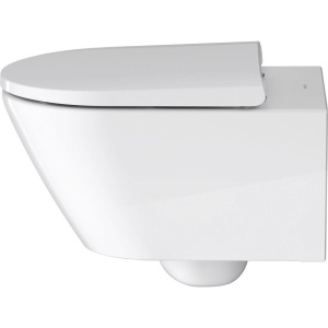 Купить Унитаз подвесной Duravit D-Neo Rimless 45770900A1 с микролифтом в Москве с доставкой Унитаз подвесной Duravit D-Neo Rimless 45770900A1 с микролифтом
