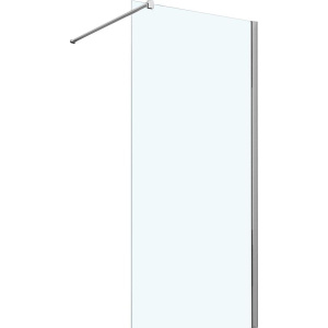 Душевая перегородка Vincea Walk-in VSW-1H100CL 100 см, профиль хром, стекло прозрачное