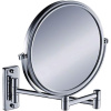 Косметическое зеркало Timo Saona 13076/00 без подсветки, двухстороннее, телескопическое, поворотное, хром