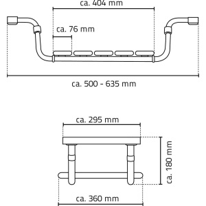 Сиденье для ванны Ridder Pro А180101