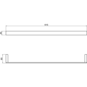 Полотенцедержатель Timo Petruma 15253/00 хром