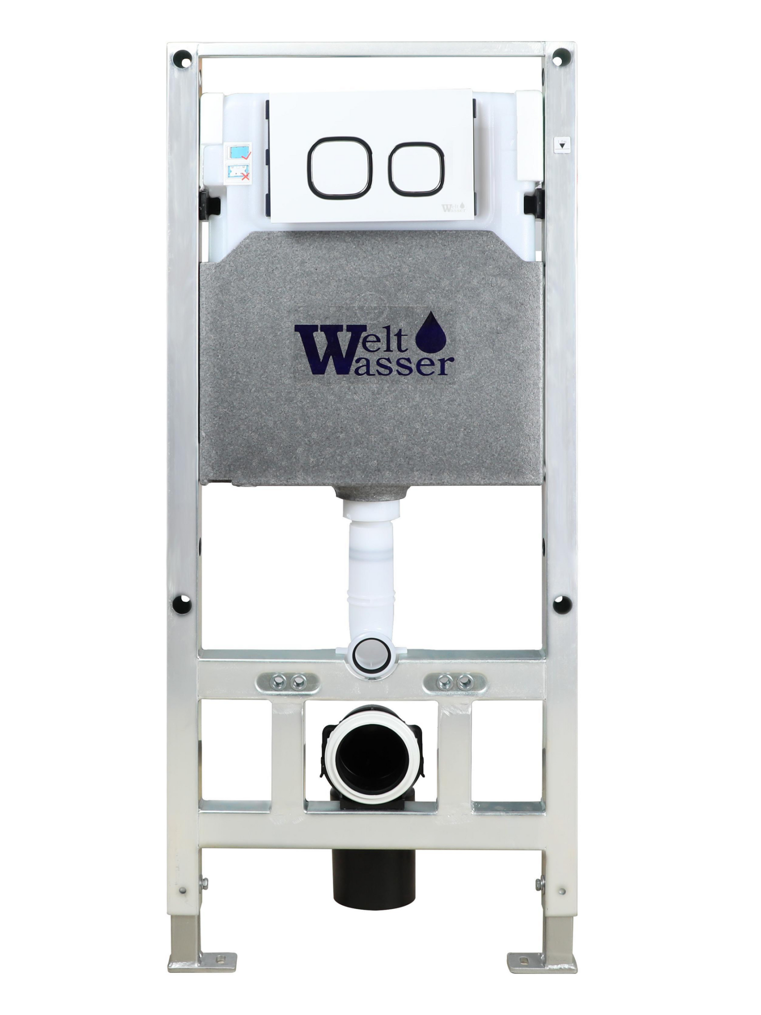 Инсталляция для подвесного унитаза без кнопки WeltWasser AMBERG 506 ST (10000005989)