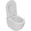 Комплект Унитаз подвесной Bauedge Bau Dream Hurricane-2 безободковый, с микролифтом, белый + Инсталляция Grohe Rapid SL 38772001 3 в 1 с кнопкой смыва + Шумоизоляция