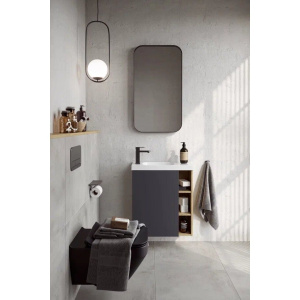 Мебель для ванной Aqwella Alba 60 L, подвесная, дуб давос