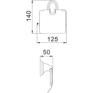 Держатель туалетной бумаги Haiba HB15 03