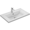 Тумба с раковиной Aquaton Римини 100 1A2328K3RN010 белый глянец
