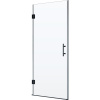 Душевая дверь в нишу RGW Hotel HO-011-B 900х1950 профиль черный, стекло прозрачное
