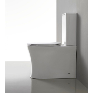 Купить Унитаз-компакт Ceruttispa Adige 7836 безободковый, с микролифтом в Москве с доставкой Унитаз-компакт Ceruttispa Adige 7836 безободковый, с микролифтом