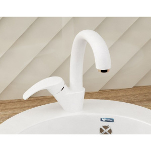 Купить Смеситель для кухни Ulgran U-007 -331 белый в Москве с доставкой Смеситель для кухни Ulgran U-007 -331 белый