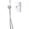 Гигиенический душ D&K Bayern.Liszt DA1515001 со смесителем, С ВНУТРЕННЕЙ ЧАСТЬЮ, хром