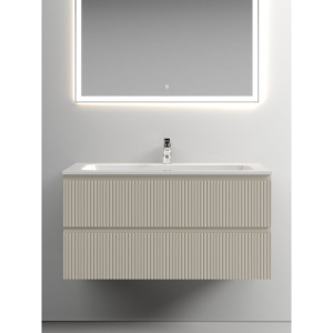 Тумба с раковиной Sancos Snob T 100 см, beige soft