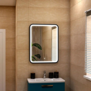 Зеркало Art&Max Genova 60х80 с подсветкой