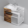 Тумба с раковиной AM.PM Func 80 дуб крафт