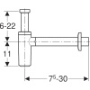 Сифон для раковины Geberit 151.034.21.1