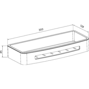 Полка IDDIS SHE10SBi44 черная