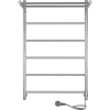 Полотенцесушитель электрический Indigo Line LСLE80-50PR с полкой, серебристый