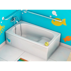 Стальная ванна BLB Europa mini Europa Mini B05E 105x70 см, с ножками A05EROS30