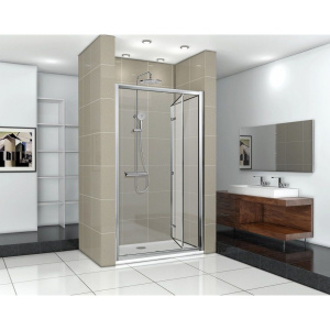 Душевая дверь в нишу Ceruttispa Bella D81T 80 см, профиль хром