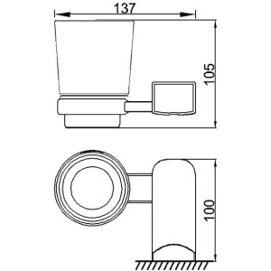 Стакан Rush Thira TR36310