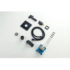 Гигиенический душ со смесителем Aquatek Либра AQ1619MB черный