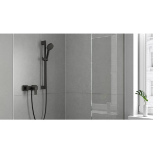 Купить Душевой гарнитур Hansgrohe Vernis Blend 26422670 матовый черный в Москве с доставкой Душевой гарнитур Hansgrohe Vernis Blend 26422670 матовый черный