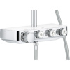 Душевая стойка Grohe Euphoria SmartControl 310 Duo Cube 26508LS0 белая луна, с термостатом