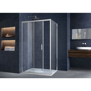 Душевой уголок Vincea Alpha VSR-3AL8012CL 120х80 см, профиль хром