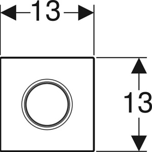 Ручной пневмопривод для писсуара GEBERIT Sigma 01 116.011.11.5