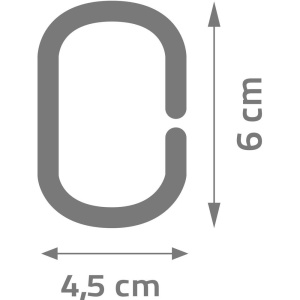 Крючки для шторы Ridder Wien 49310 черные