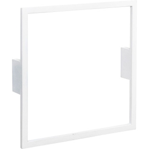 Тумба с раковиной La Fenice Cubo 90 R серая, ручка белая