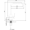 Смеситель для кухни Domaci Равенна TR-01cr