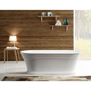 Акриловая ванна BelBagno BB402-1700-790 без опоры 170x80 см, отдельностоящая, овальная, со сливом-переливом
