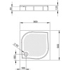 Поддон для душа Radaway Paros С900 с сифоном