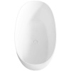 Ванна из искусственного камня Vincea VBT-6S01MW 170x75 см, отдельностоящая, овальная, со сливом-переливом, матовая