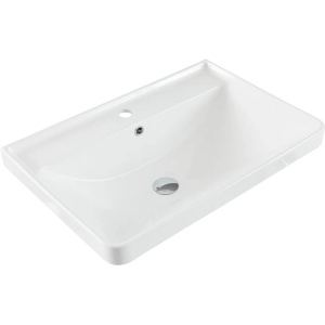 Тумба с раковиной Aquanet Ирис new 70 напольная, 2 ящика