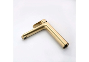 Купить Смеситель для раковины 190 без донного клапана Aquatek Ника AQ1804BG, золото в Москве с доставкой Смеситель для раковины 190 без донного клапана Aquatek Ника AQ1804BG, золото