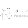 Поддон для душа Radaway Patmos A900 compact
