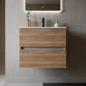 Купить Мебель для ванной Sancos Urban 60 см дуб галифакс натуральный в Москве с доставкой Мебель для ванной Sancos Urban 60 см дуб галифакс натуральный