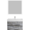 Мебель для ванной Cezares Molveno 46 80 legno grigio, с раковиной Cezares CZR-MIL-80-LVB