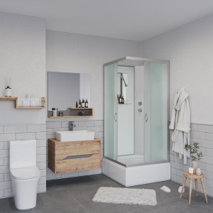 Купить Душевая кабина Niagara Classic NG-1108-14BK 90х90 см, без крыши в Москве с доставкой Душевая кабина Niagara Classic NG-1108-14BK 90х90 см, без крыши