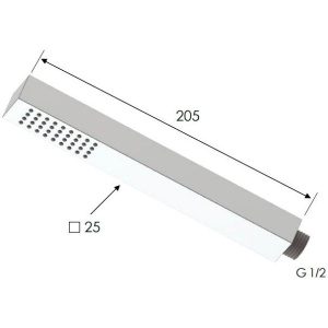 Купить Душевая лейка Remer 317SDX в Москве с доставкой Душевая лейка Remer 317SDX