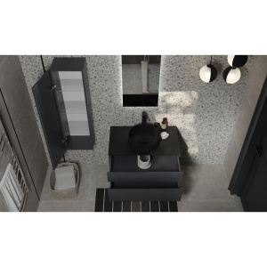 Купить Шкаф-пенал Raval Decent 33, антрацит в Москве с доставкой Шкаф-пенал Raval Decent 33, антрацит