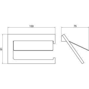 Держатель туалетной бумаги Timo Petruma 15242/00 хром