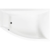 Акриловая ванна Vagnerplast Veronela R 160x105 см, угловая, с каркасом, ультрабелая, асимметричная