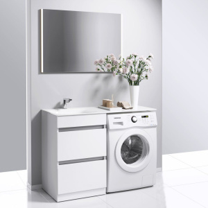 Тумба с раковиной Aqwella Forma 2 ящика L