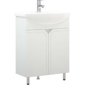 Тумба с раковиной Corozo Сириус 65 белая