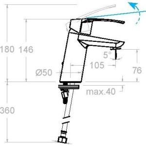 Смеситель Ramonsoler New Fly 570111 хром