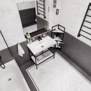 Консоль DIWO Смоленск 80 с раковиной Moduo 80