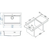 Мойка кухонная Alveus Atrox 40 carbon